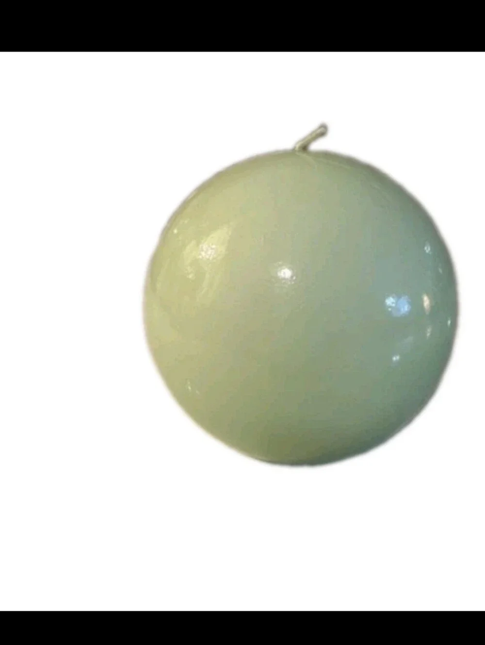 Zodax x Anthropologie Sphere Wax Candle in light green is a medium-sized SET 2